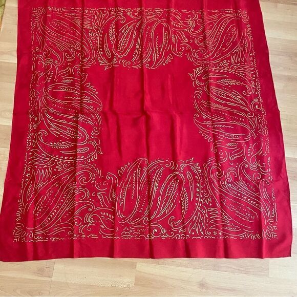 Silk Scarf Lot 3 Three Scarves Vintage - Picture 6 of 11